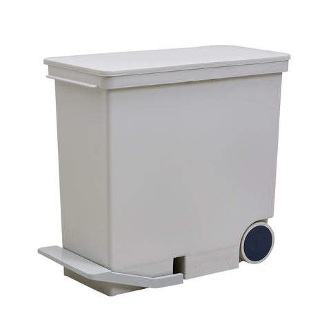 26L Foot-Operated Dry Wet Separation Trash Bin with Lid, WM0813