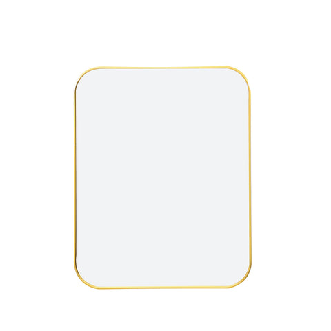 Golden Framed Rectangular Wall Mirror, CT0138 (Ver.2)
