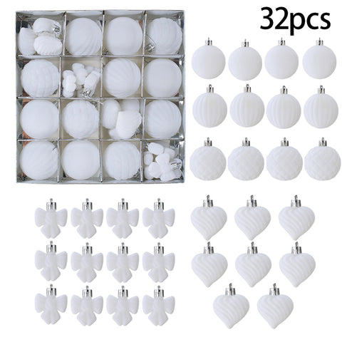 32-Piece Christmas Ornaments for Christmas Tree Decorations, IF320033