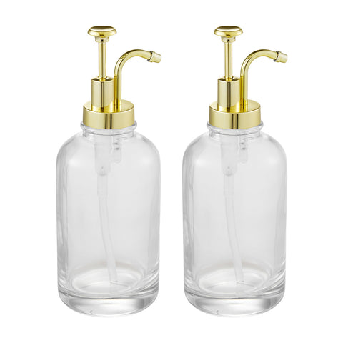 2PCS Glass Coffee Syrup Pump Dispensers, HS320039 (Ver.2)