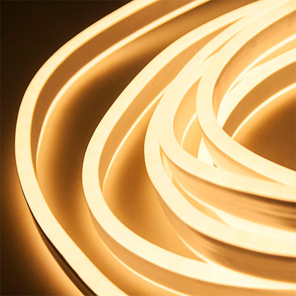 Neon LED Strip 5M Cable with Power Adapter, 8.5W/M, Warm Light 3000K, AJ0999