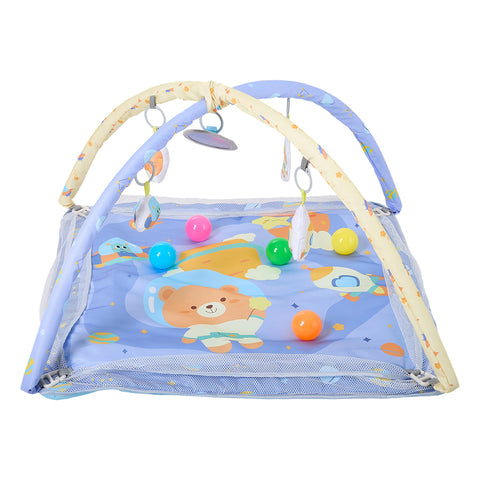 Baby Playpen with Mat with Hanging Toys & 20 Ocean Balls, TE090021 (VER.2)