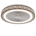 Ceiling Mount Metal LED Fan Light, DM0802