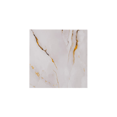 Livingandhome 10pcs Peel and Stick Marble Wall Sticker, SW1063