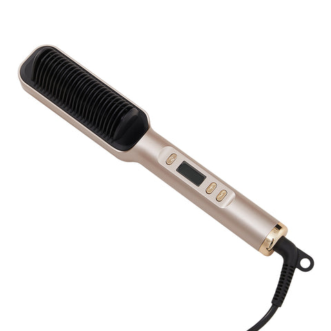 35W Adjustable Temperature Hair Straightener Brush, BH340008 (Ver.2)