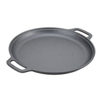 Pre-Seasoned Round Dual-Handle Cast Iron Grill Pan, GK190056
