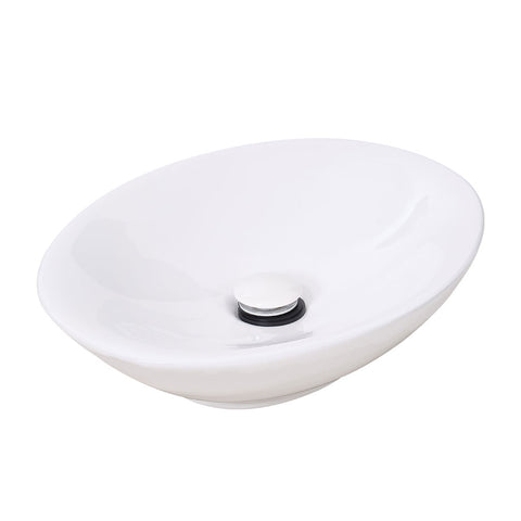 Ceramic Countertop Washbasin with Waste Kit, MB150018