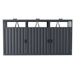 Outdoor Metal Garbage Can Garden Storage Shed, PM1646 (Ver. 2)