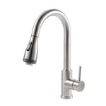 304 Stainless Steel Kitchen Faucet with LED Light, DM1039