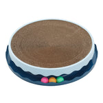 Circular Cat Scratching Board with Ball Toy, CT1024