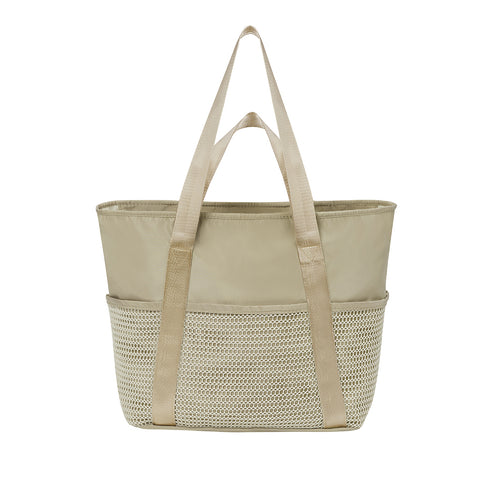 Waterproof Beach Bag Handbag with Mesh Pockets, CB300102 (Ver.2)