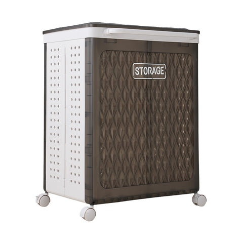 Foldable Laundry Basket with Wheels, HM320126