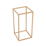 Metal Rectangular Flower Stand Pedestal Wedding Party Ornament, SC0576