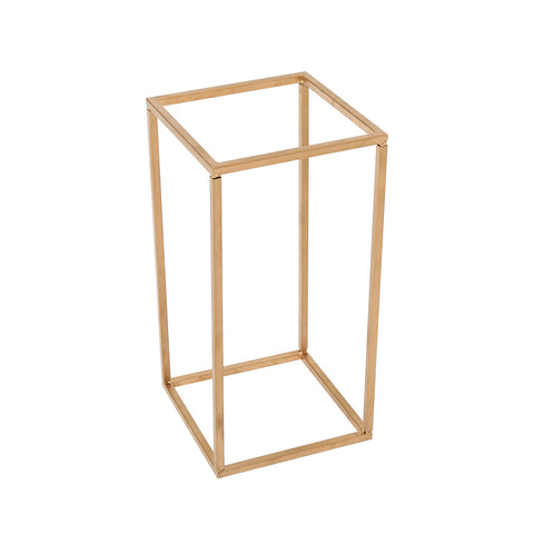 Metal Rectangular Flower Stand Pedestal Wedding Party Ornament, SC0576