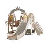 Kidkid 3-in-1 Kids Playground Toddler Duck Theme Swing and Slide Set, FI1018