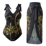 Tummy Control Swimsuit with Cover-Up Skirt, CC061620 (Ver.2)