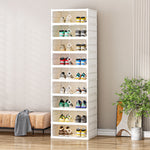 9-Tier Foldable Storage Cabinet Shoes Organizer with Doors, SW1004
