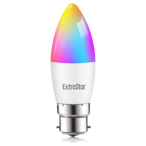 6W LED Smart Candle Light Bulb B22 WIFI, AJ0346