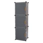 9-Tier Adjustable Shoe Storage Cabinet with Doors, SC1530