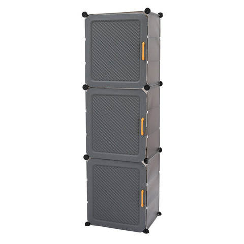 9-Tier Adjustable Shoe Storage Cabinet with Doors, SC1530