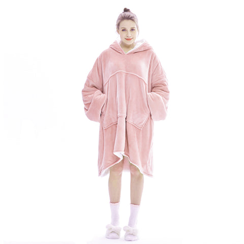 Oversized Warm Wearable Blanket Hoodie, SC0302