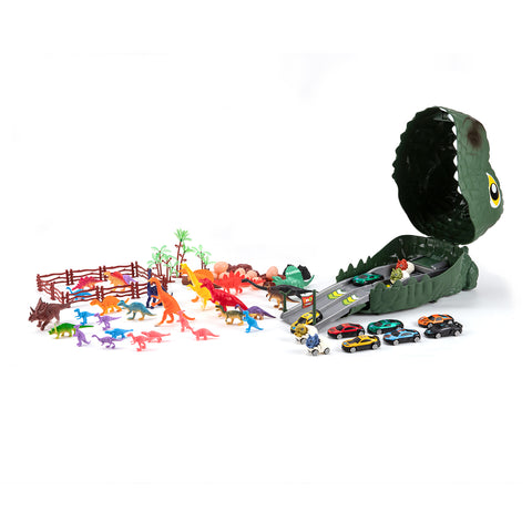 77PCS Dinosaur Toy Playset for Kids, SI0111