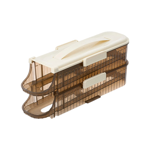 2-Layer Scrolling Egg Holder Storage Rack, HS320080