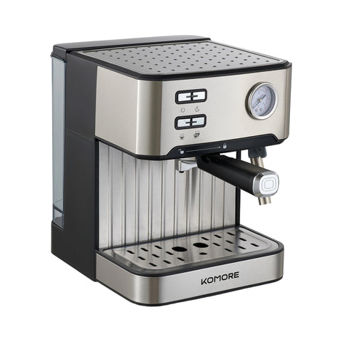 1350W Semi-Automatic Espresso Machine with Pressure Gauge & 20-Bar Pump, EK110023