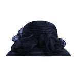 Elegant Bow Organza Sun Hat Accessory for Derby Wedding Party, CA300027