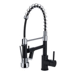 Dual Spout Swivel Kitchen Faucet with LED Light, DM1045 (Ver.2)