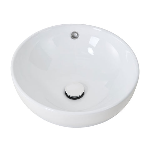 Ceramic Countertop Washbasin with Waste Kit, MB150019
