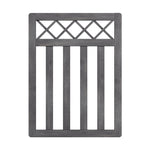 3x4 ft Outdoor Cross Top Wooden Garden Gate Pedestrian Fence Yard Door, AI1474(Ver.2)