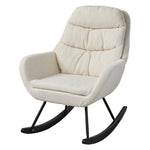 Teddy Fleece Upholstered Rocking Chair, XY0534 (Ver.2)