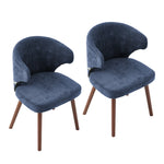 Set of 2 Upholstered Dining Chairs, FD240008
