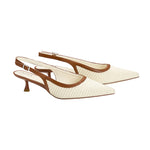 Slingback Pointed Closed Toe Heels Pumps Sandals, CS300078