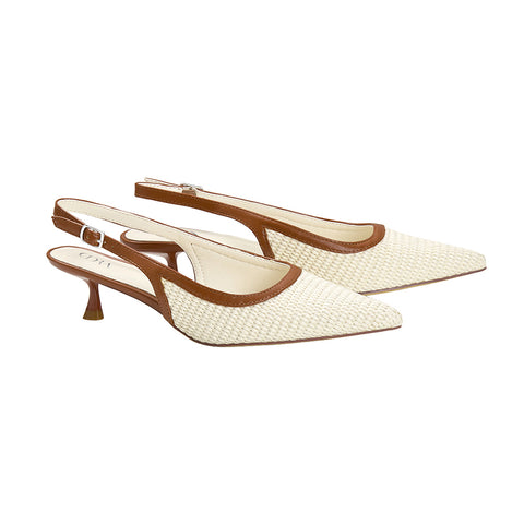 Slingback Pointed Closed Toe Heels Pumps Sandals, CS300078
