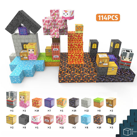 Children Magnetic Building Blocks Toy Set, TE380018