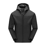 XXL-size Waterproof Hooded Hardshell Jacket Outerwear, WO0496 (Ver.2)