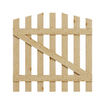 90x90cm Outdoor Wooden Garden Gate Fence Door, AI1431 (Ver.2)