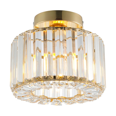 Livingandhome Crystal Mount Ceiling Light, LG1313