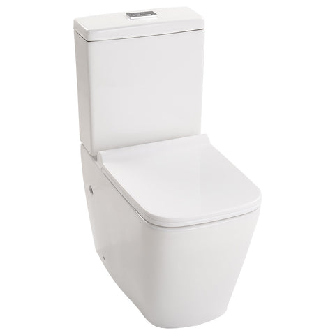 Close Coupled Toilet with Soft Close Seat and Cistern, ZD0007