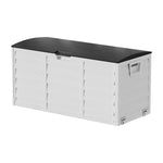 290L Waterproof Large Plastic Garden Storage Box with Wheels, GS190036