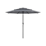 Garden Sanctuary Outdoor 3-Tier Umbrella with Crank and Tilt without Base, LG1262