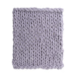 Stretchable Chunky Knit Handwoven Chenille Throw Blanket, SC0353 (Ver.2)