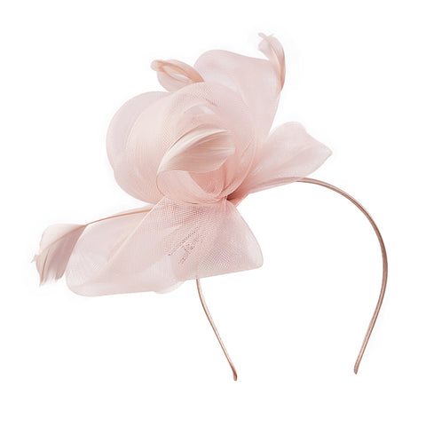 Vintage Feather Flower Mesh Fascinator, CA290044 (Ver.2)