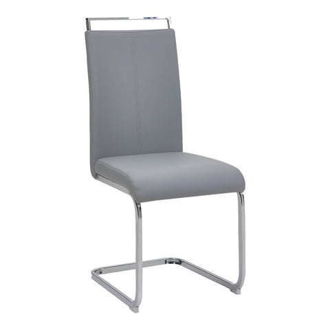 Livingandhome 2pcs Metal High Dining Chairs, ZH1283