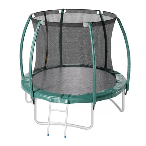 8FT Outdoor Enclosure Trampoline with Ladder, DM0792DM0793