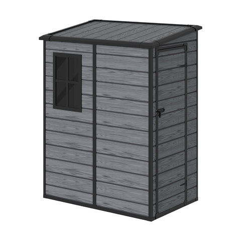 5 x 4FT Outdoor Plastic Storage Shed, GS010040GS010041