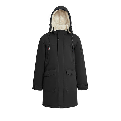 Winter Mid-Length Padded Coat Jacket with Hood, CC290470
