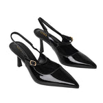 Elegant Pointed-Toe Slingback Heels with Adjustable Instep Strap, CS300174 (Ver.2)